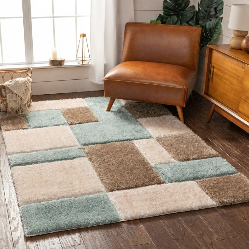 Well Woven San Francisco Shag Blue/Beach Area Rug & Reviews Wayfair.ca